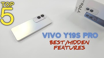 Vivo Y19s PRO Top 5 Best/Hidden Features | Top 5 Tips Tricks Of Y19s Pro