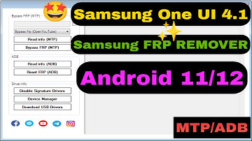 Samsung FRP REMOVER | android 11-12 One UI 4.1 | MTP/ADB | M20,j6+,j4+,A01,A11,M11,M11,A02S,A70