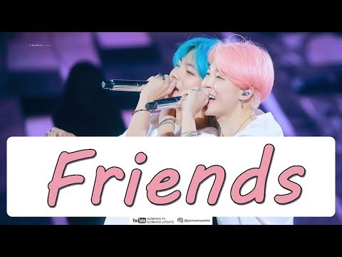 BTS Jimin, V - Friends EASY LYRICS/INDO SUB by GOMAWO