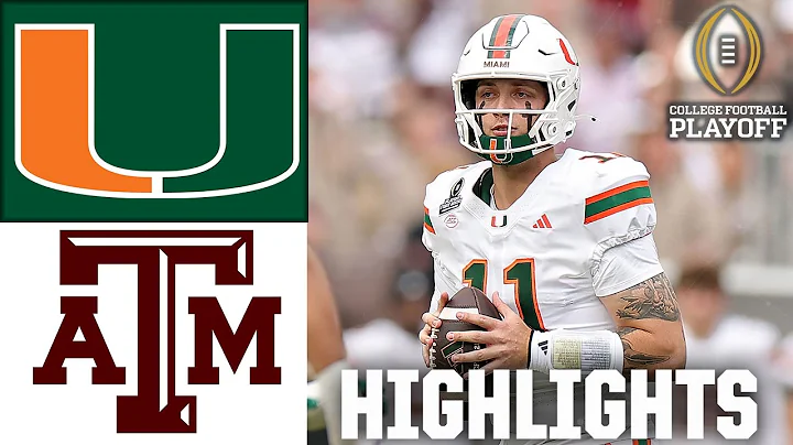 CFP First Round: Miami Hurricanes vs. Texas A&M Aggies | Full Game Highlights | ESPN CFB