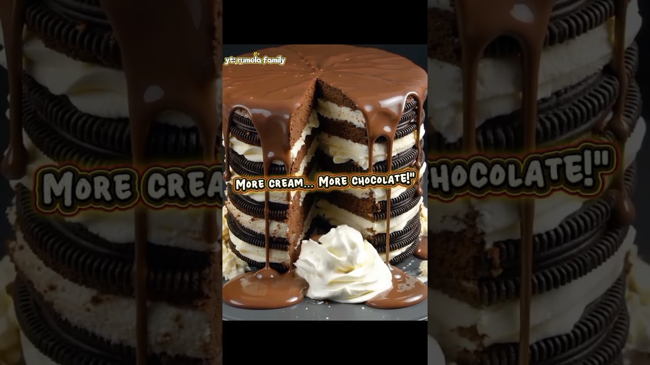 GIANT Oreo Cake Explosion! 🍪💥”