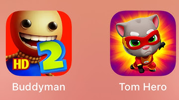 Talking Tom Hero Dash vs Buddyman Kick 2 by Kick the Buddy