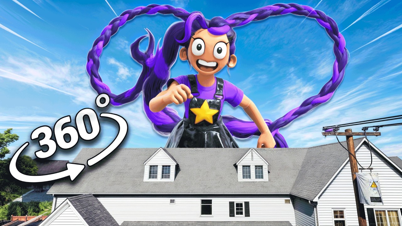 Lily Lovebraids - Poppy Playtime Appear In Town | 360° VR Animation