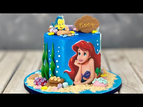 Little Mermaid Cake | Ariel Mermaid Cake