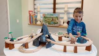 Залізниця Playtive Junior Dinopark. Unbox. Розпаковка. Огляд