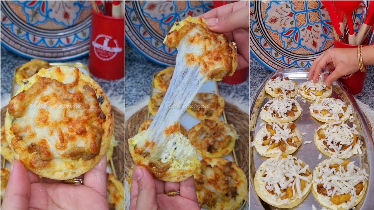 بيتزا بالصلصة البيضاء😱 عيتي من صوص طوماط جربي هاد الصوص انا متاكدة غتعجبك