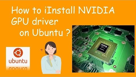 2. How to installing CUDA/NVIDIA GPU driver on Ubuntu #cuda #ai #nvidia #gpu
