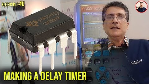 How to make a delay timer circuit with op amp?
