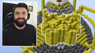 BASELERİNİ KAPATIP DEFANS YAPTILAR! Minecraft BED WARS