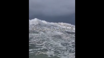 ( وهي تجري بهم في موج كالجبال ) .. سورة هود - وليد الشهري