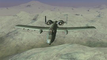 Lock-On A-10A training 01 - Introduction, navigation and ILS approach