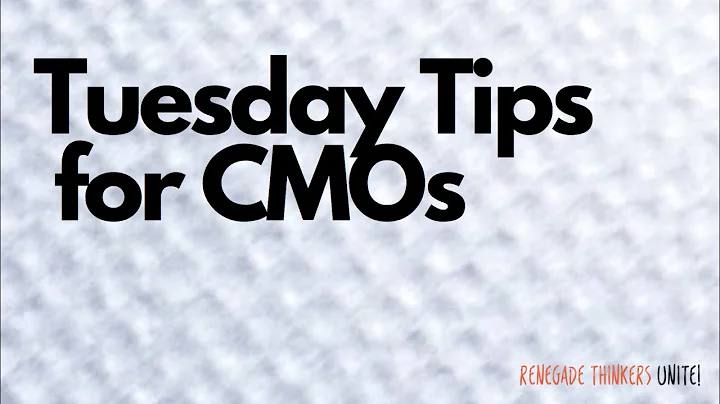 The CMO of the Future | CMO Tips #2