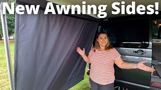 New Awning Sides  Comfortz Sun Shadz Review & Comparison to Outwell