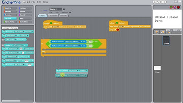 Lego NXT: Ultrasonic Sensor in Enchanting