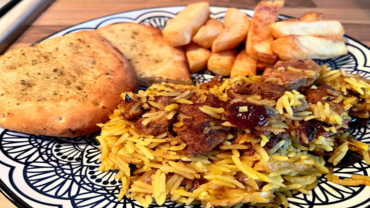 Royal Lamb Biryani with Reaper and Chunky Chips