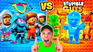 SKINS *MRBEAST vs ESPECIALES* BATALLA DEFINITIVA en STUMBLE GUYS… 😨