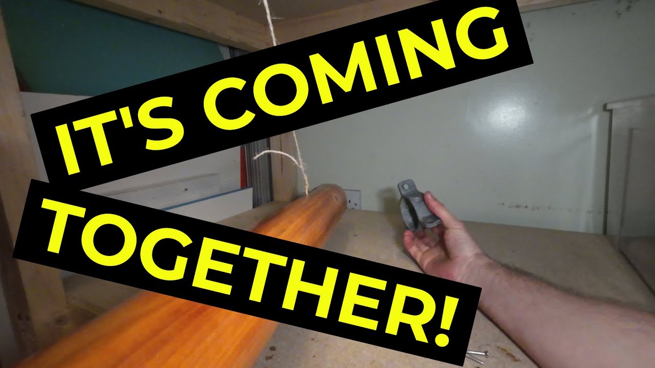 Varnishing, Cutting, Cleaning and changing Shrouds!