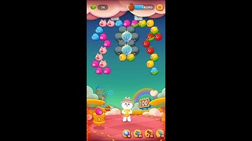 LINE バブル2　STAGE 1497　銀コニー　アイテムあり　×1.5　Silver Cony　LINE BUBBLE 2