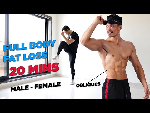 Best Full Body Workout To Lose Fat 20 Mins |No Equipment| Male x Female 20 Min