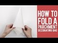 Learn How to Fold a Parchment Bag for Piping