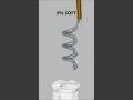 0% vs 100% Softness: Satisfying Cylinder Soft Body Physics in Spiral Glass Tube