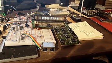 HP laserjet 4 VFD Display interface to Z80