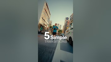 5 Simple Transitions💫 #tutorial #transitions #incamera #editing #filmmaking