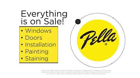 Everything Pella is on sale Feb 2022