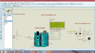 Arduino base Over and Under Frequency Meter