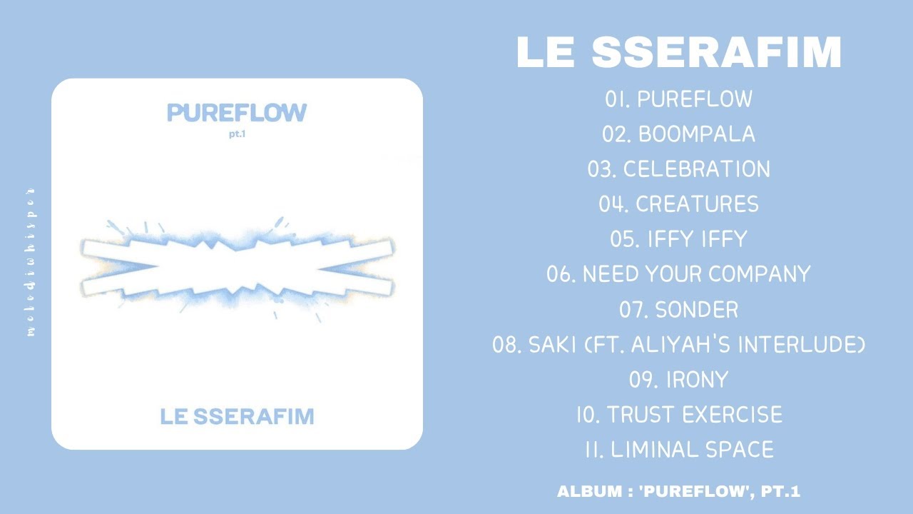 FULL ALBUM ] LE SSERAFIM - 'PUREFLOW', PT.1 - YouTube