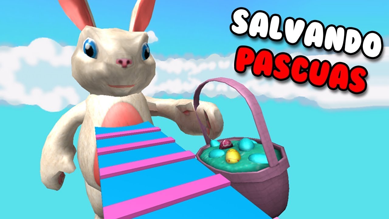 Salvando La Pascua Del Conejo Maldito Save Easter Obby Roblox En Español - new escape the giant room obby roblox