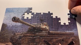 Puzzle game for children's / Military Tank Puzzle. Lu La La screenshot 1