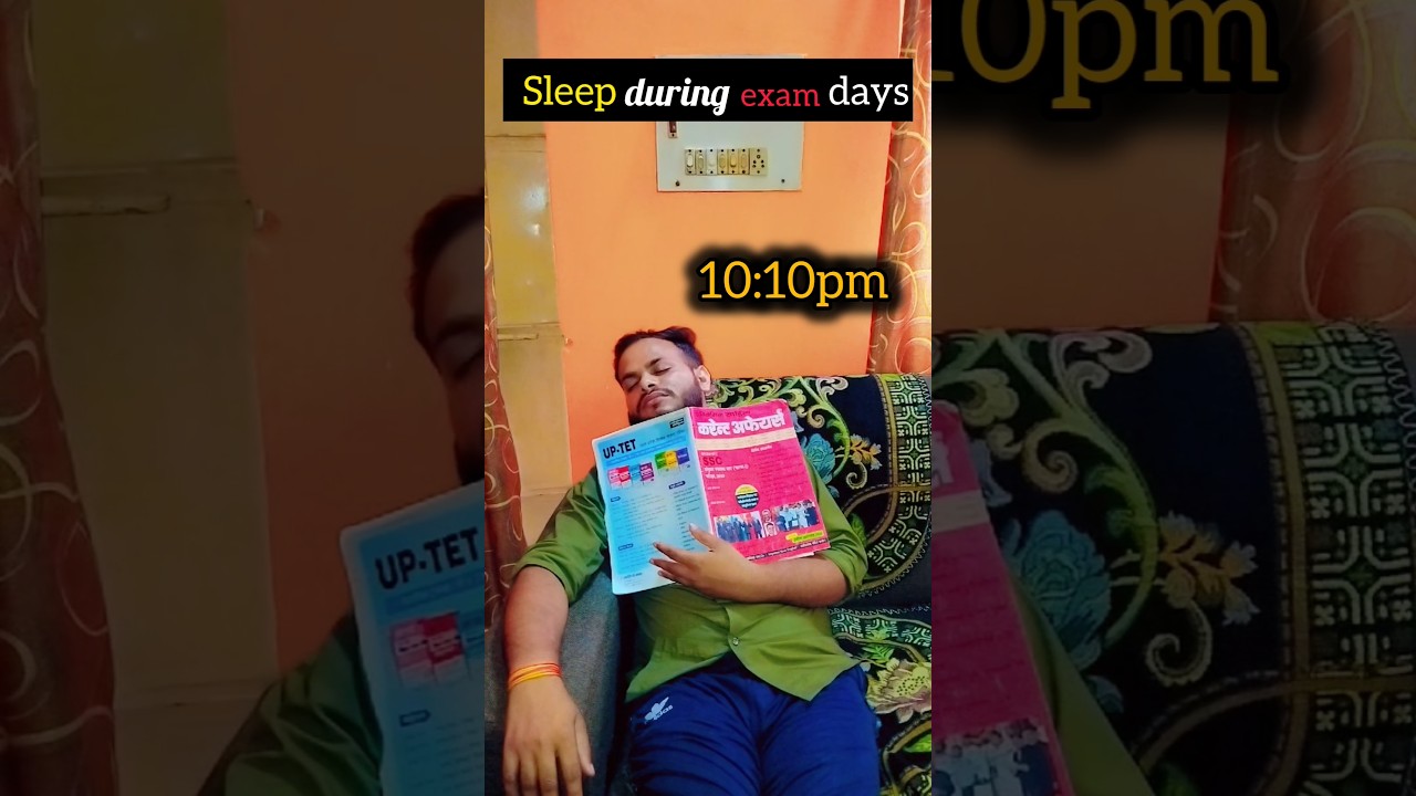 Sleep during normal days Vs Exam days 😮