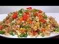 ПРОЩЕ ПРОСТОГО! Рассыпчатый Жареный Рис в микроволновке ЗА 10 МИНУТ  | Fried Rice Microwave