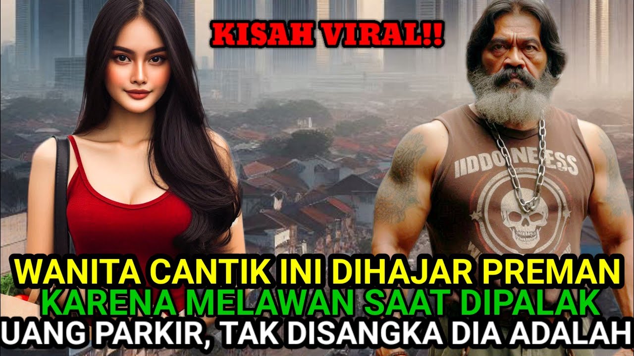 WANITA CANTIK INI DIHAJAR PREMAN KARENA MELAWAN SAAT DIPALAK UANG PARKIR TAK DISANGKA DIA ADALAH...