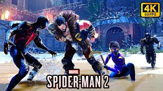 Kraven's Challenge: Spider-Man and Team Unite - Spider-Man 2 PS5 Gameplay
