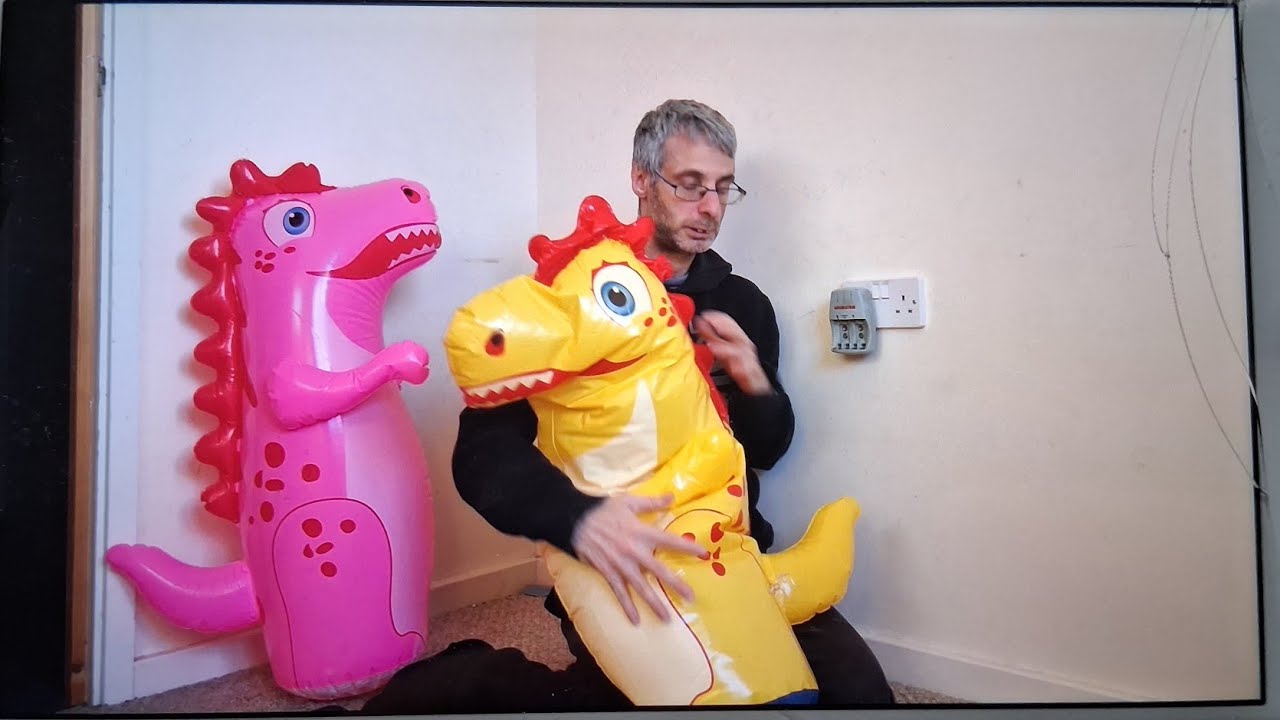 Сдувание этих двух надувных драконов (Vinted Find) 10 января 2026 года