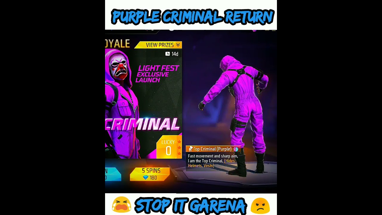 purple criminal return 