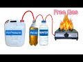 How to make free lpg gas at home  petrol vs water  amazing idea to use free gas from garbage