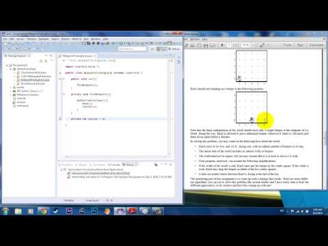 CS106A Assignment 1 Problem 4 - MidpointFindingKarel