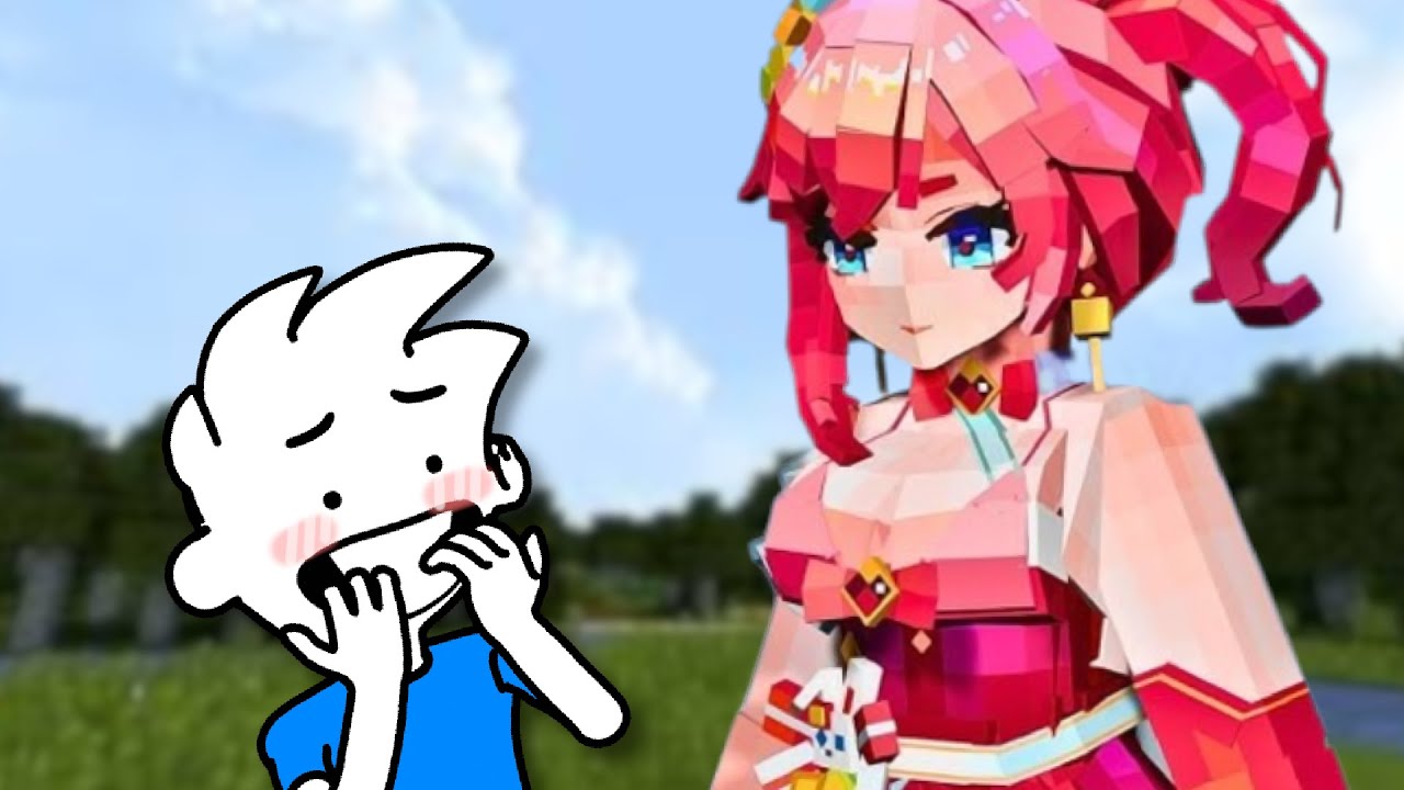 Pasando Minecraft Pero Con WAIFUS GIGANTES