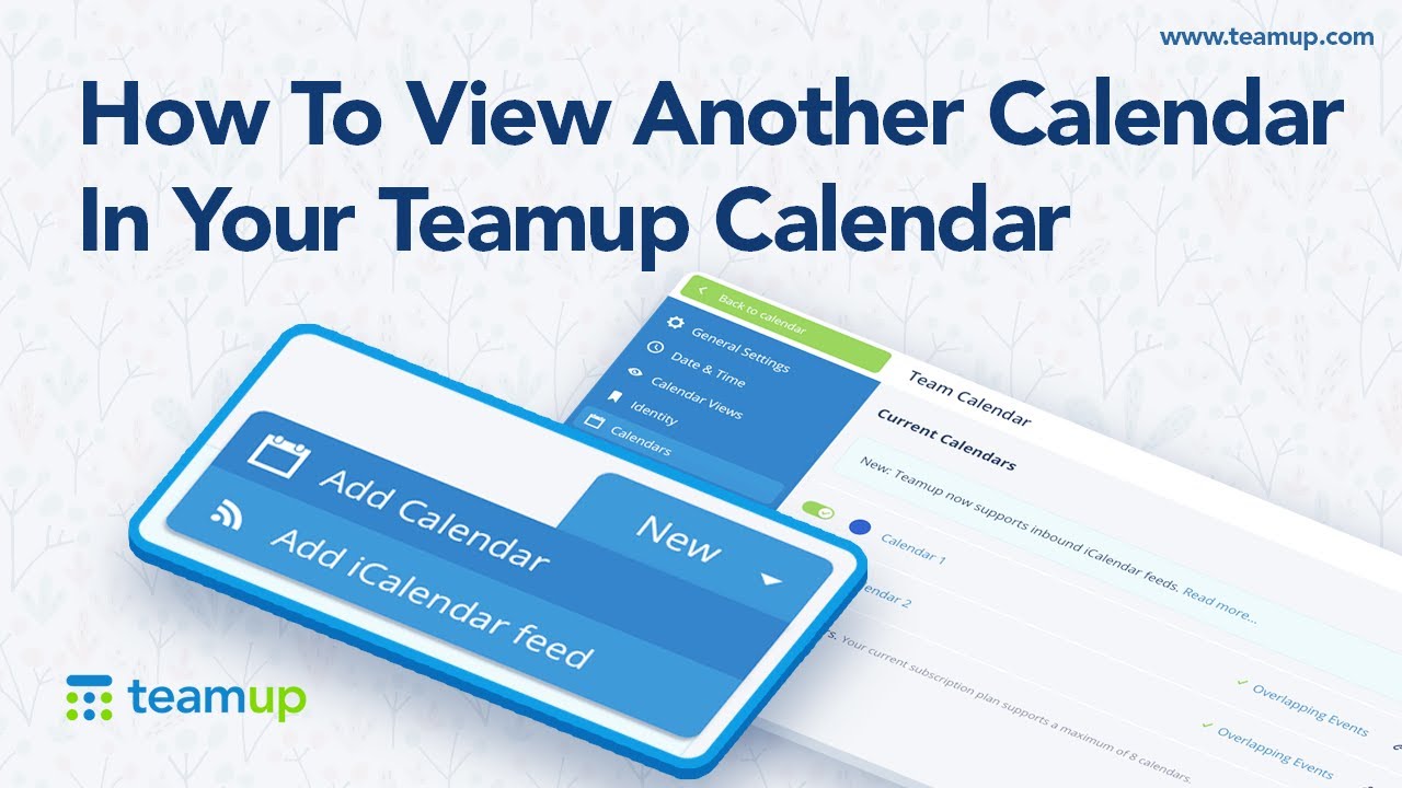 Teamup Tutorial How To View Another Calendar In Your Teamup Calendar