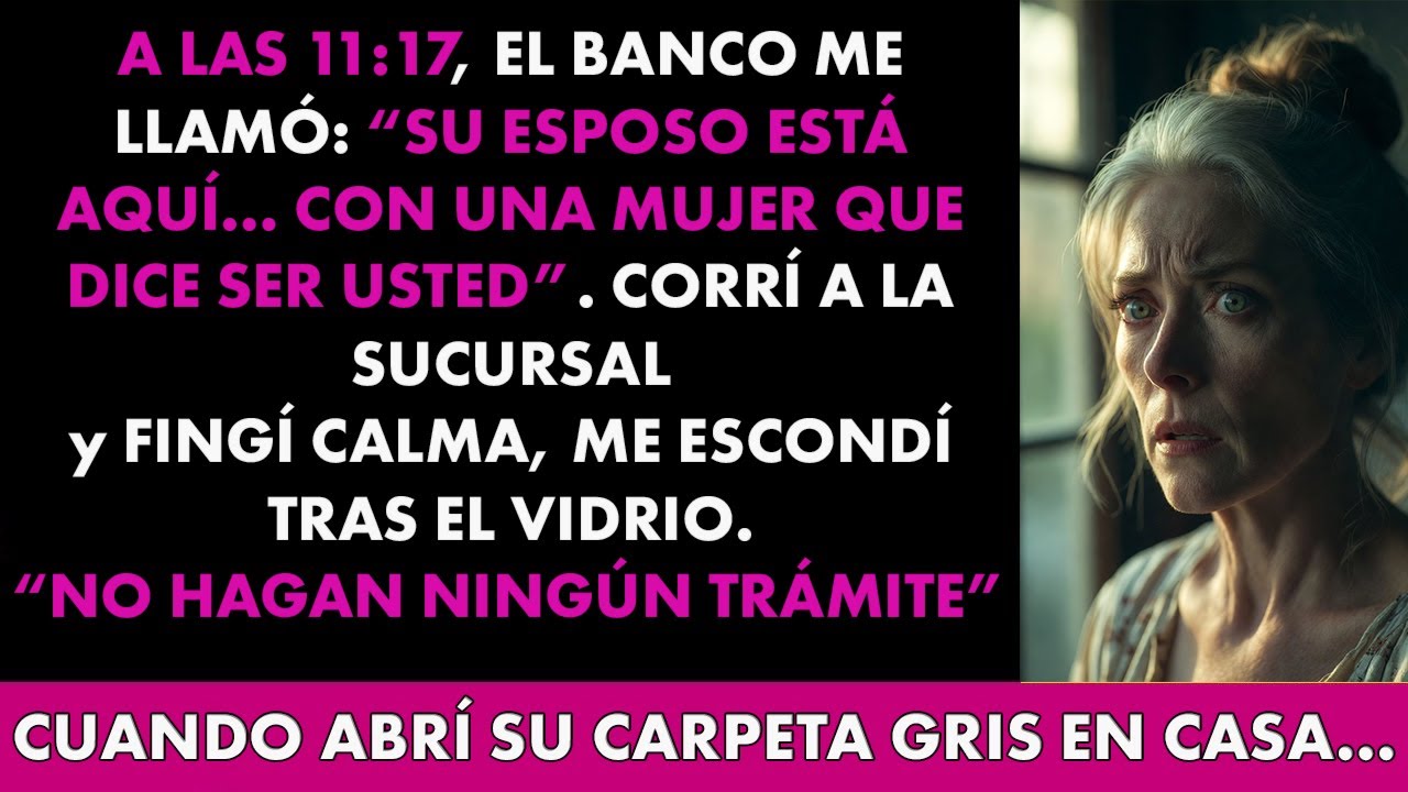 MI ESPOSO LLEVÓ A MI DOBLE AL BANCO…