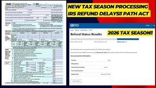 2026 IRSTAX REFUND UPDATE- NEW Refunds Approved, Delays, PATH ACT ENDS, Transcripts, Refunds