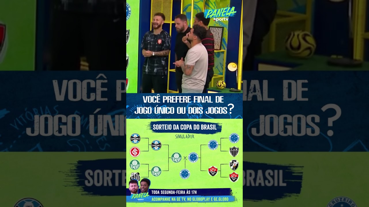 VOCÊ PREFERE FINAL COM JOGO ÚNICO OU DOIS JOGOS? #shorts | Panela | ge tv