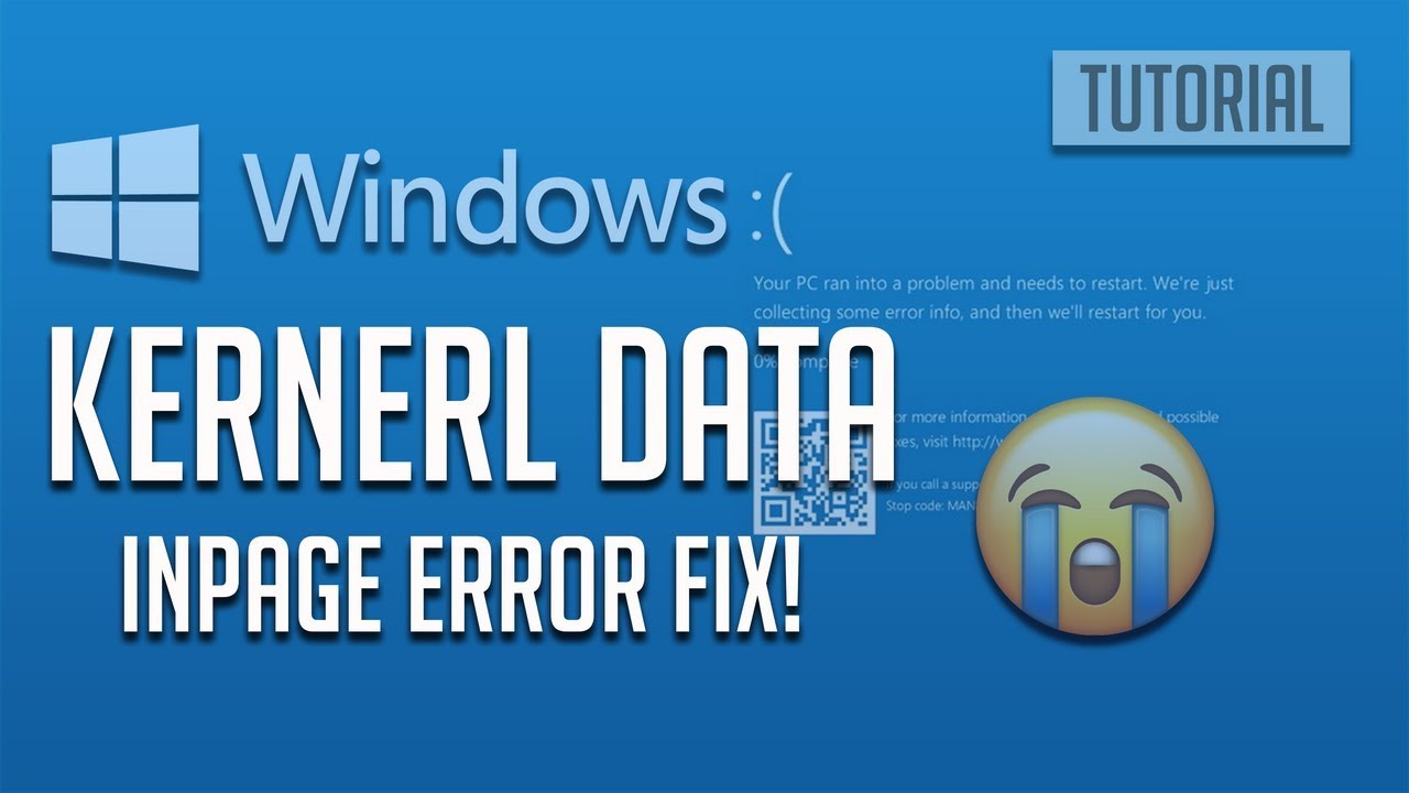 windows 10 kernel data inpage error