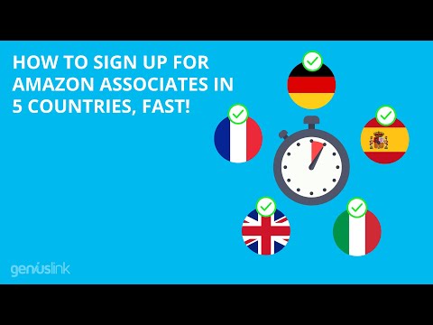 How to Sign Up for Amazon Associates in Five Countries, Fast