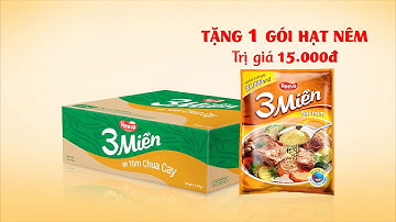 Bài tập thực hành khóa học Motion Graphic TVC quảng cáo mì 3 miền