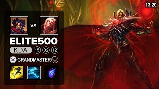 Elite500 Vladimir vs Viktor Mid - KR Grandmaster - Patch 13.20 Season 13