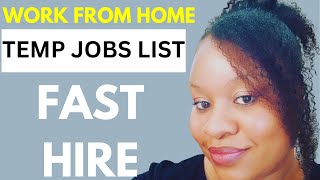 Best Temp Agencies For Remote Work | Work From Home Jobs For Women screenshot 5